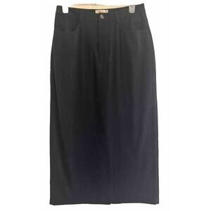 Black Velvet Maxi Skirt Emo Goth Dark Romantic Witchy VTG Talbots Petite Size 8P